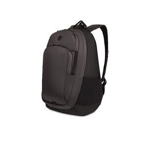 New SwissGear MetroEdge, Black/Charcoal, 18.5-Inch Laptop Travel Backpack 24L ds